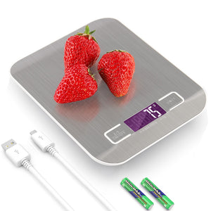 Digital USB Kitchen Scales 10kg/22 lbs.  Diet scale - zgood home