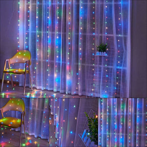 300 LED Curtain Fairy Lights - zgood home