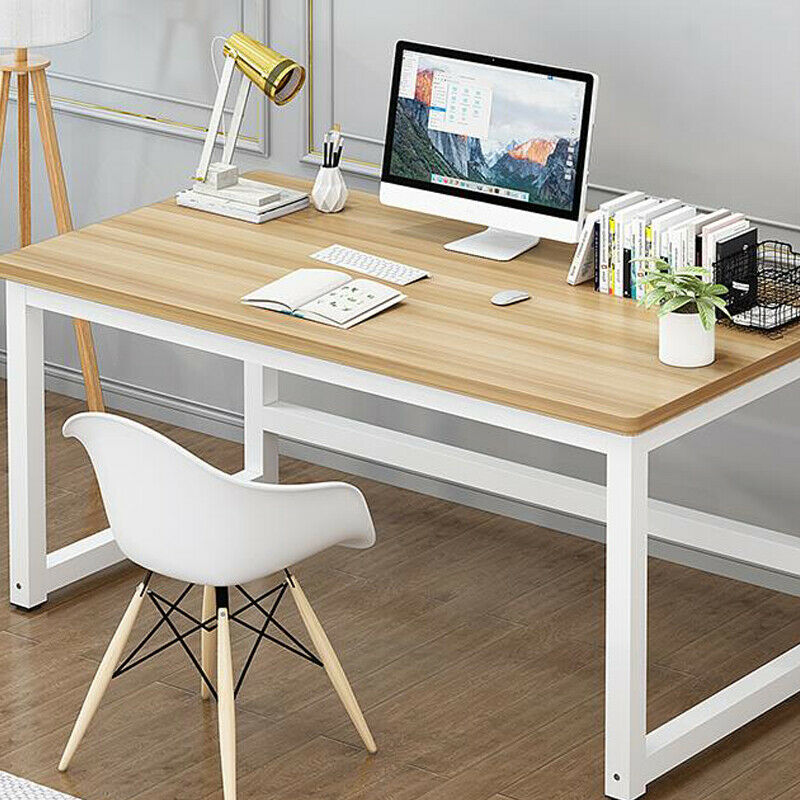 Office Wood Computer Table Home Study Desk Modern Furniture Workstation - zgood home