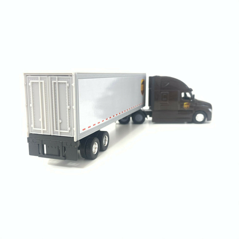 UPS Tractor Trailer, Daron Truck, Diecast Model Toy Car, UPS Licensed,11.5", 1:64 - zgood home
