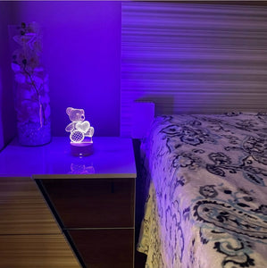 3D LED Table Kid Night Light Lamp 7 Colors - zgood home