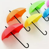 9Pcs Colorful Umbrella Wall Hook Key Hanging - zgood home