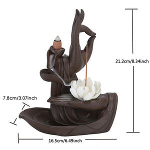 Ceramic Backflow Incense Burner + Free 20 Pcs Incense Cones - zgood home