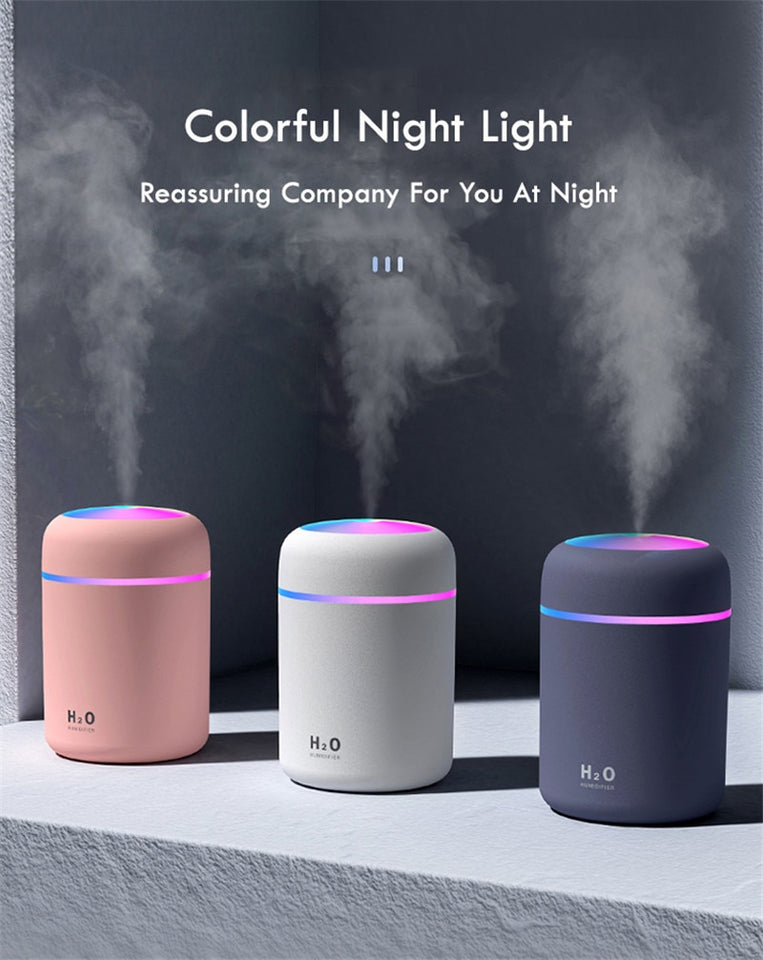 Portable Humidifier. Aroma Diffuser. Aromatherapy LED - zgood home