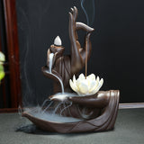 Ceramic Backflow Incense Burner + Free 20 Pcs Incense Cones - zgood home