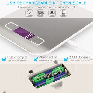 Digital USB Kitchen Scales 10kg/22 lbs.  Diet scale - zgood home