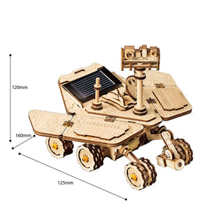 Robotime ROKR DIY Solar Energy Wooden Blocks Toys For Children Kids - zgood home