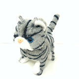 Electronic Plush Cat, Kitty, Meowing Walking Wagging Tail - zgood home