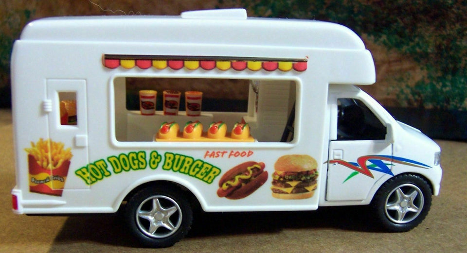 Ice Cream Truck, Taco Truck, Fast Food Truck, Diecast Model Toy Car - zgood home