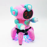 Electric Octopus, Dancing Robot, Six-claw, Music, LED Light - zgood home