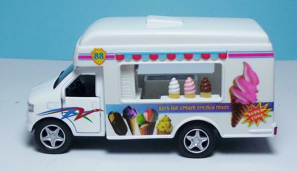 Ice Cream Truck, Taco Truck, Fast Food Truck, Diecast Model Toy Car - zgood home