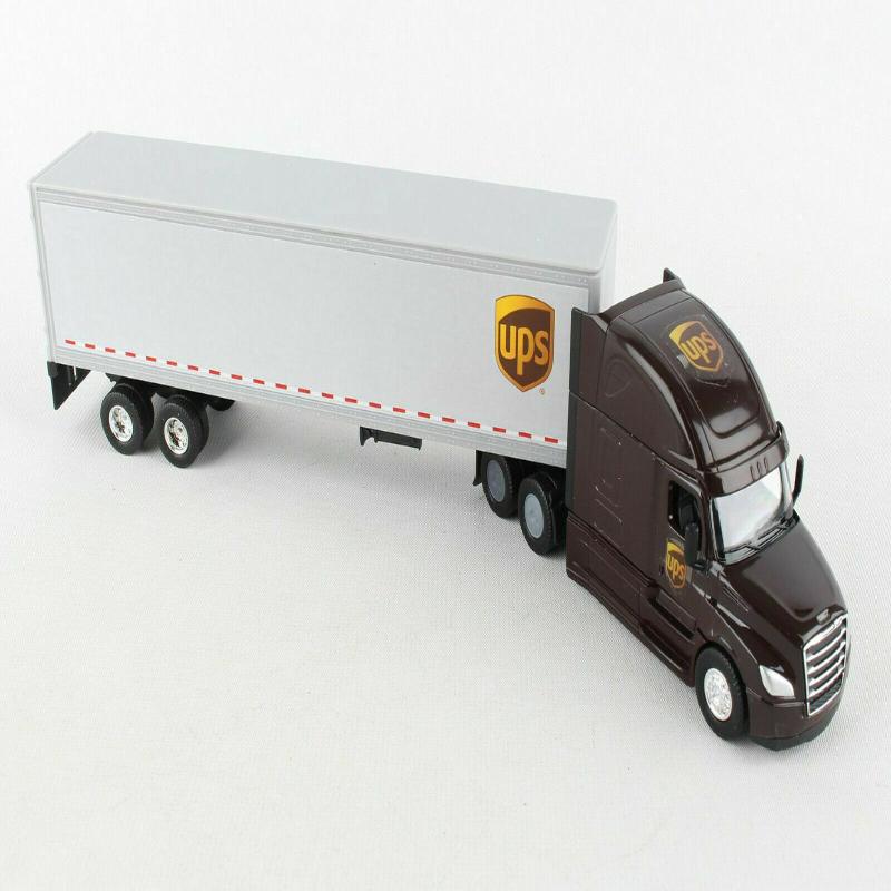 UPS Tractor Trailer, Daron Truck, Diecast Model Toy Car, UPS Licensed,11.5", 1:64 - zgood home