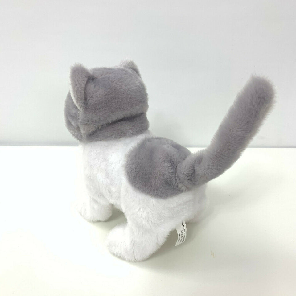 Electronic Plush Cat, Kitty, Meowing Walking Wagging Tail - zgood home