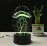 3D LED Table Kid Night Light Lamp 7 Colors - zgood home