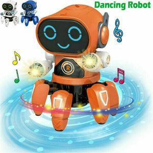 Electric Octopus, Dancing Robot, Six-claw, Music, LED Light - zgood home