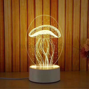 3D LED Table Kid Night Light Lamp 7 Colors - zgood home