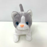 Electronic Plush Cat, Kitty, Meowing Walking Wagging Tail - zgood home