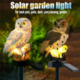 Led Solar Power Outdoor Garden Waterproof Owl - zgood home