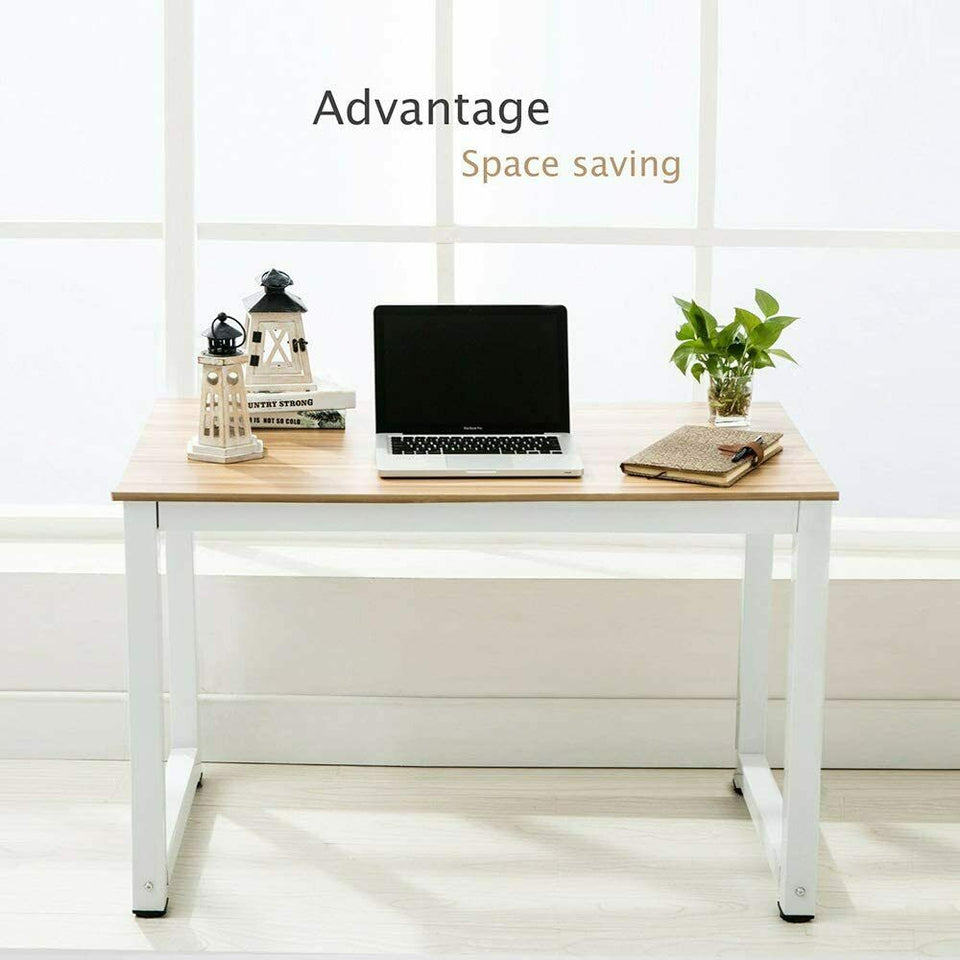 Office Wood Computer Table Home Study Desk Modern Furniture Workstation - zgood home