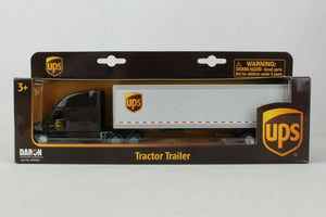 UPS Tractor Trailer, Daron Truck, Diecast Model Toy Car, UPS Licensed,11.5", 1:64 - zgood home