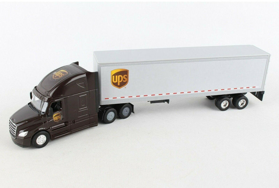 UPS Tractor Trailer, Daron Truck, Diecast Model Toy Car, UPS Licensed,11.5", 1:64 - zgood home