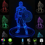 3D LED Table Kid Night Light Lamp 7 Colors - zgood home